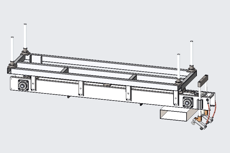 卧式开箱机proe5.0.zip